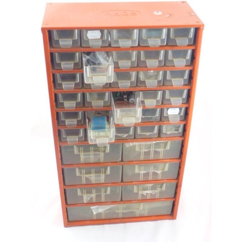 703 - Multi Compartment Display Box with Electrical Components