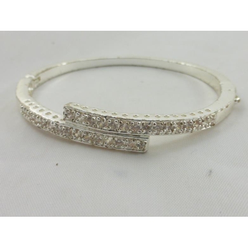 49 - Selection of Silver Jewellery and Other including Rings, Gate Bracelet, Bangles and More