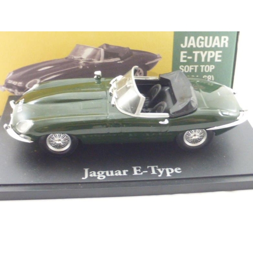 89 - Atlas editions classic sports cars Jaguar E-Type 1.43 scale