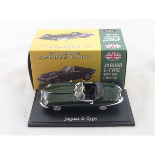 89 - Atlas editions classic sports cars Jaguar E-Type 1.43 scale