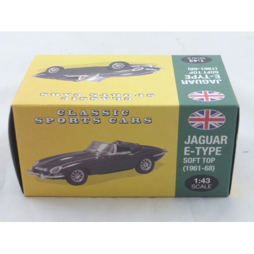 89 - Atlas editions classic sports cars Jaguar E-Type 1.43 scale