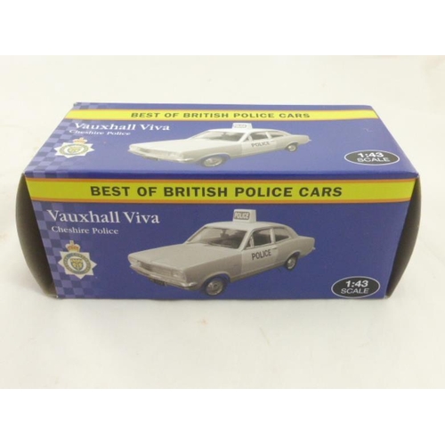 109 - Three Boxed Atlas Edition Best of British Police Collectors Cars complete with Booklets Including Va... 