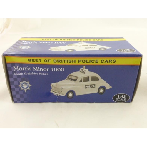 109 - Three Boxed Atlas Edition Best of British Police Collectors Cars complete with Booklets Including Va... 