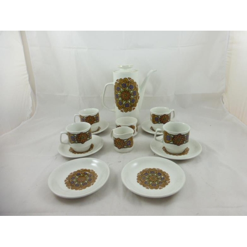 181 - Retro Meakin Eleven Piece Coffee Set