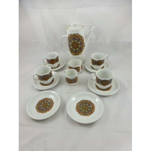 181 - Retro Meakin Eleven Piece Coffee Set