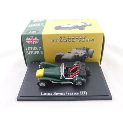 132 - Atlas editions classic sports cars lotus 7 series 3 1.43 scale