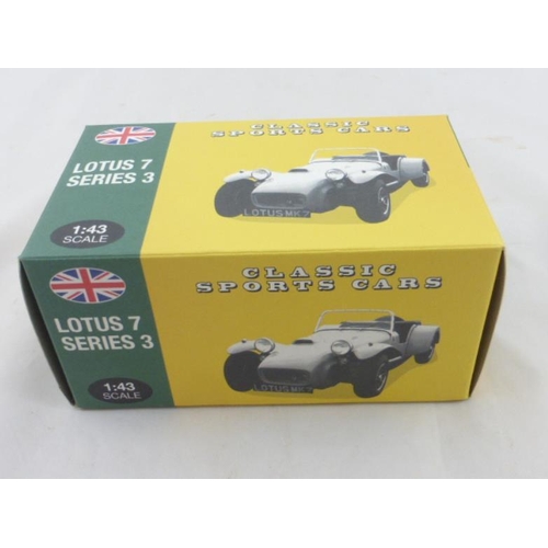 132 - Atlas editions classic sports cars lotus 7 series 3 1.43 scale