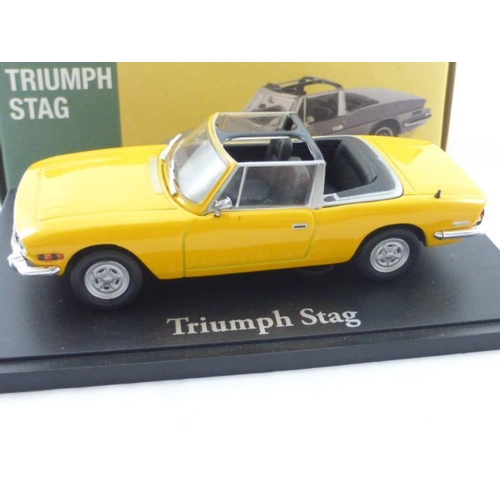 136 - Atlas editions classic sports cars Triumph Stag 1.43 scale