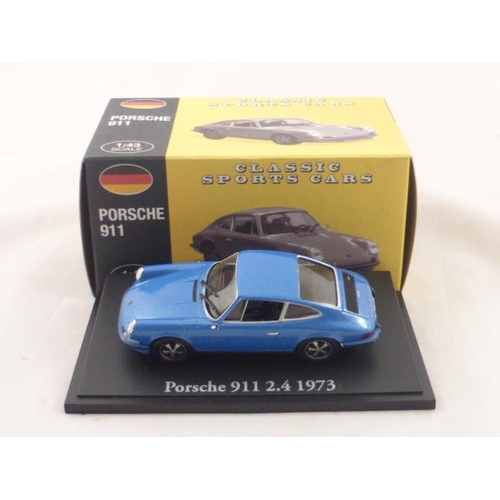 142 - Atlas editions classic sports cars Porsche 911 1.43 scale