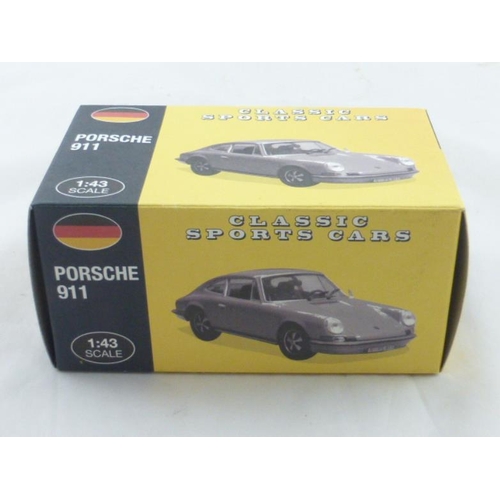 142 - Atlas editions classic sports cars Porsche 911 1.43 scale