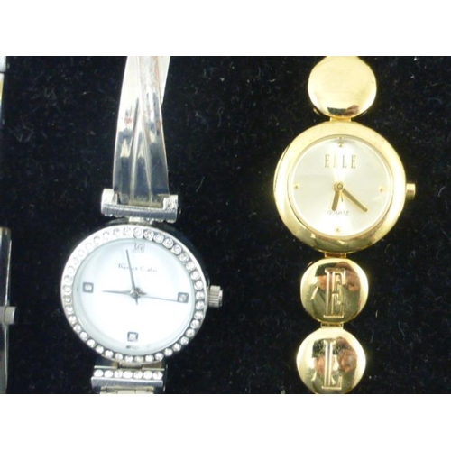 169 - Mixed Tray Including Four Ladies Watches, and Collection of Various Variety Club Badges