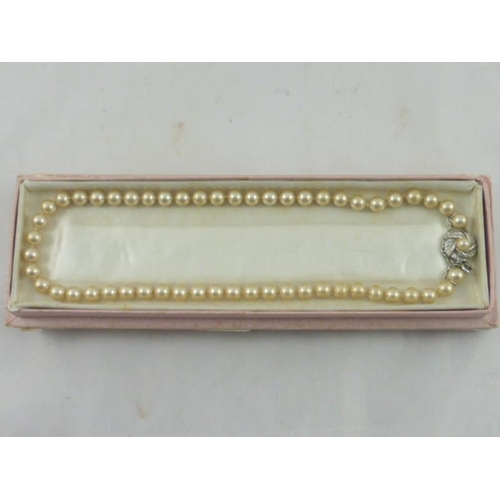 170 - Vintage Pearl Necklace Boxed