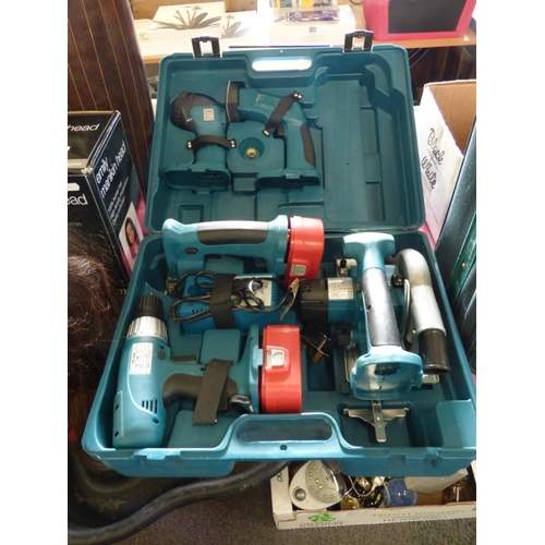 652 - 18V Eight piece tool kit in box Good Condition