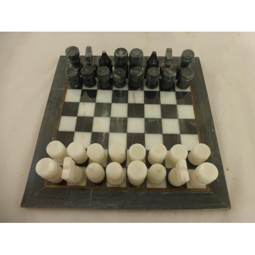 178 - Marble Chess set and Board in Original Box