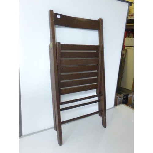 408 - Pair of Vintage Hardwood Foldable Garden Chairs