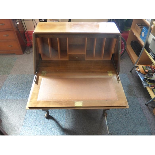 429 - Vintage Walnut Writing Bureau