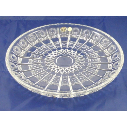 502 - Bohemian Crystal Plate in Box