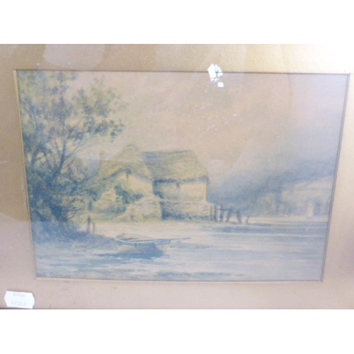 588 - Pair of Gilt Framed and Glazed Vintage Prints Depicting Country Scences