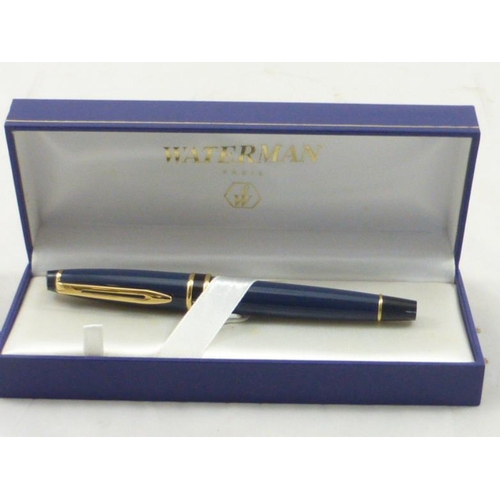 37 - Waterman Fountain Pen Complete with Case