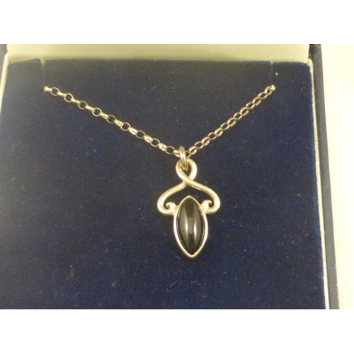 66 - Silver 925 Necklace and Pendant in Presentation Box