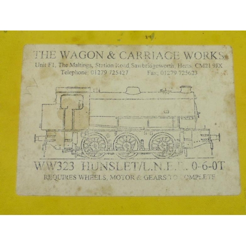 81 - The Wagon & Carriage Works WW323 Hunslet O Guage Model Train in Box