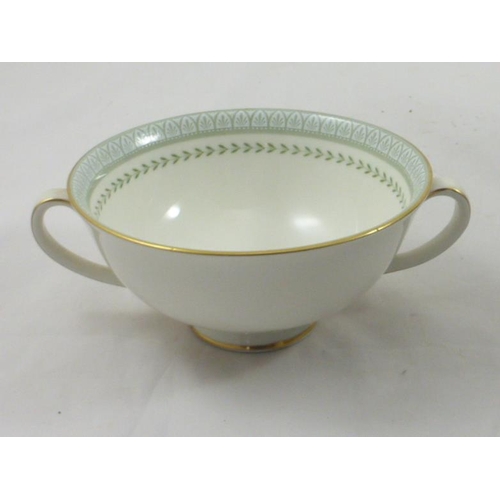 90 - Royal Doulton Berkshire Fine China Dinner Service Consisting of 55 Pieces Including Soop Bowls, Plat... 