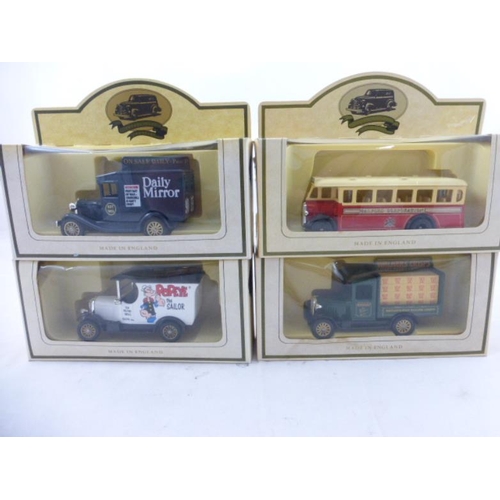 168 - Four Boxed Lledo Days Gone Collectors Vehicles Including Popeye