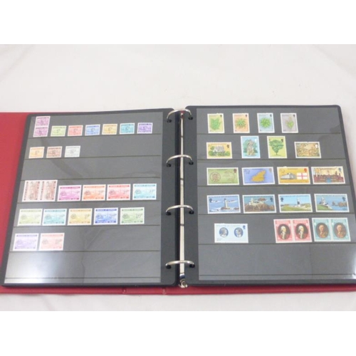 292 - Large Album of Mint Stamps Issued By The Guernsey Post Office Including Jersey Commerce and Literatu... 