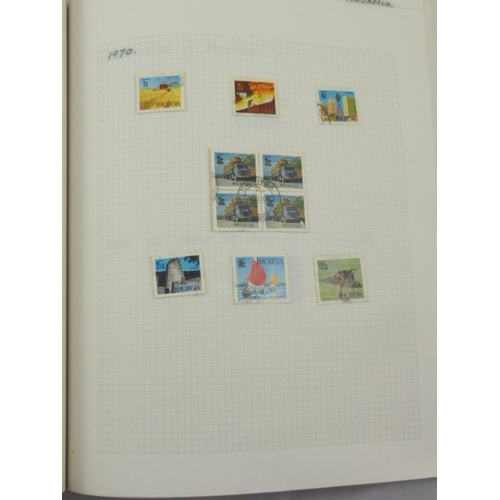 293 - Martin Mills Viscount Stamp Album featuring British Empire African Stamps Including, Rhodesia, Mauri... 