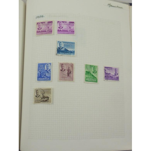 293 - Martin Mills Viscount Stamp Album featuring British Empire African Stamps Including, Rhodesia, Mauri... 