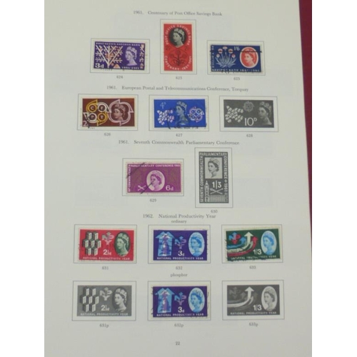 307 - Stanley Gibbons Great Britain Stamp Album Dating From 1840 Including 1841 One Penny Red/Brown and Lo... 