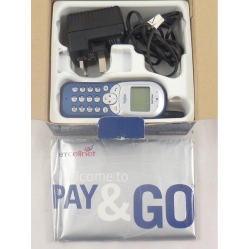 138 - BT Cellnet Pay & Go Mobile Phone complete with Charger and original Box