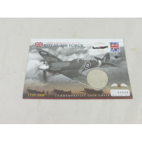 111 - Royal Air force Commemorative Coin Cover