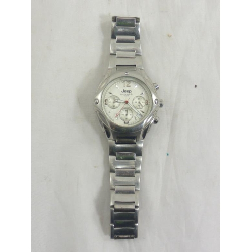 5 - Genuine Jeep Watch complete with Stainless Steel Strap
