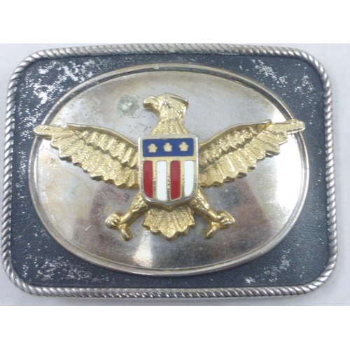 14 - Two Belt Buckles Including American Eagle and Jack Daniels