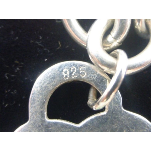 15 - Silver 925 Necklace and Bracelet set marked Tiffany and Co complete with Presentation Box