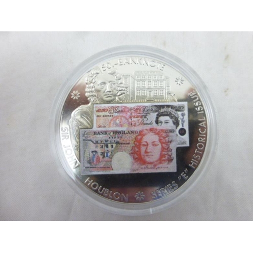 16 - Commemorative British £50 Bank Note Coin Complete with Case