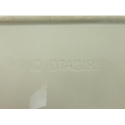 44 - Otagini (Japan) Hand Painted Novelty Easter Bonnet Butter Dish