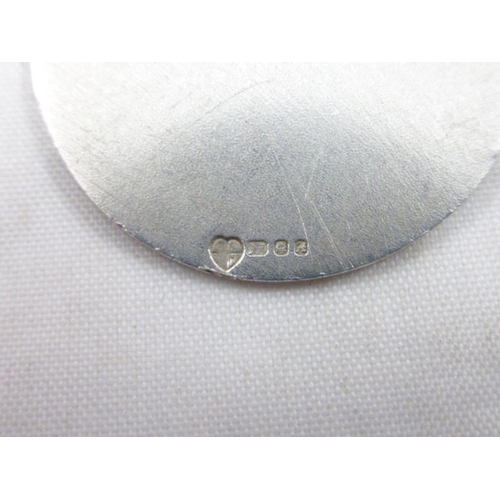 50 - Hallmarked London Silver St Christopher complete with Chain