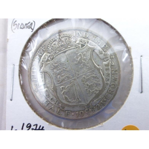 53 - Two Silver George V Half Crown's (1924 and 1932)