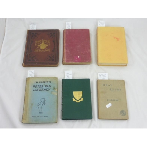 130 - Collection of First editions to includes Illustrations of Sir Walter Scott 1871, The Darling buds of... 