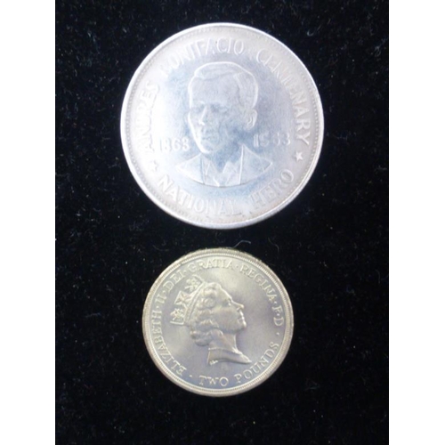 156 - Selection of Mixed Coinage Including Silver, 2 £5 Coins, 1 Two Coin and More