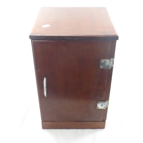 551 - Two Vintage Wooden Cabinets with one being Hinged and the other lift of Lid