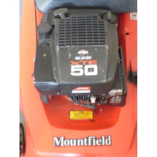 554 - Mountfield Empra Petrol 20inch Cut with Steel Roller (Key or Pull Start) Running but needs Attention