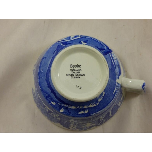 607 - Selection of Copeland Spode Italian Collection Blue and White Ceramics