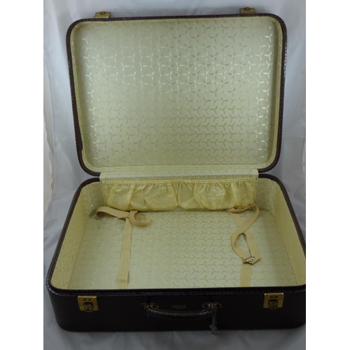 652 - Two Vintage Suitcases, Including Pukka which comes complete with Original Key