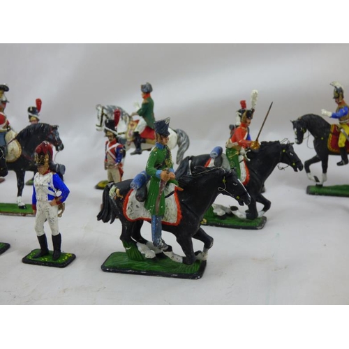 64 - Collection of Vintage Lead Soldiers of Napoleonic era (Tallest 10cm)