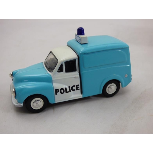 106 - Selection of Five Atlas Editions Die-Cast Scale Models of Police Cars one complete with Box and Cert... 