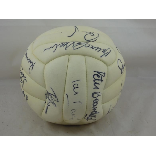 188 - Vintage 1990's Football Signed By Liverpool Football Club