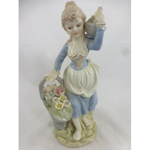 212 - Four Vintage Style Ceramic Figurines (Tallest 25cm)